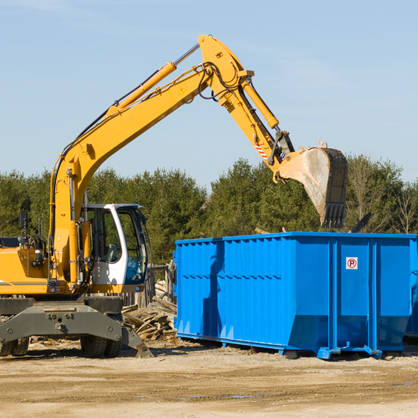 can i rent a residential dumpster for a construction project in Garfield